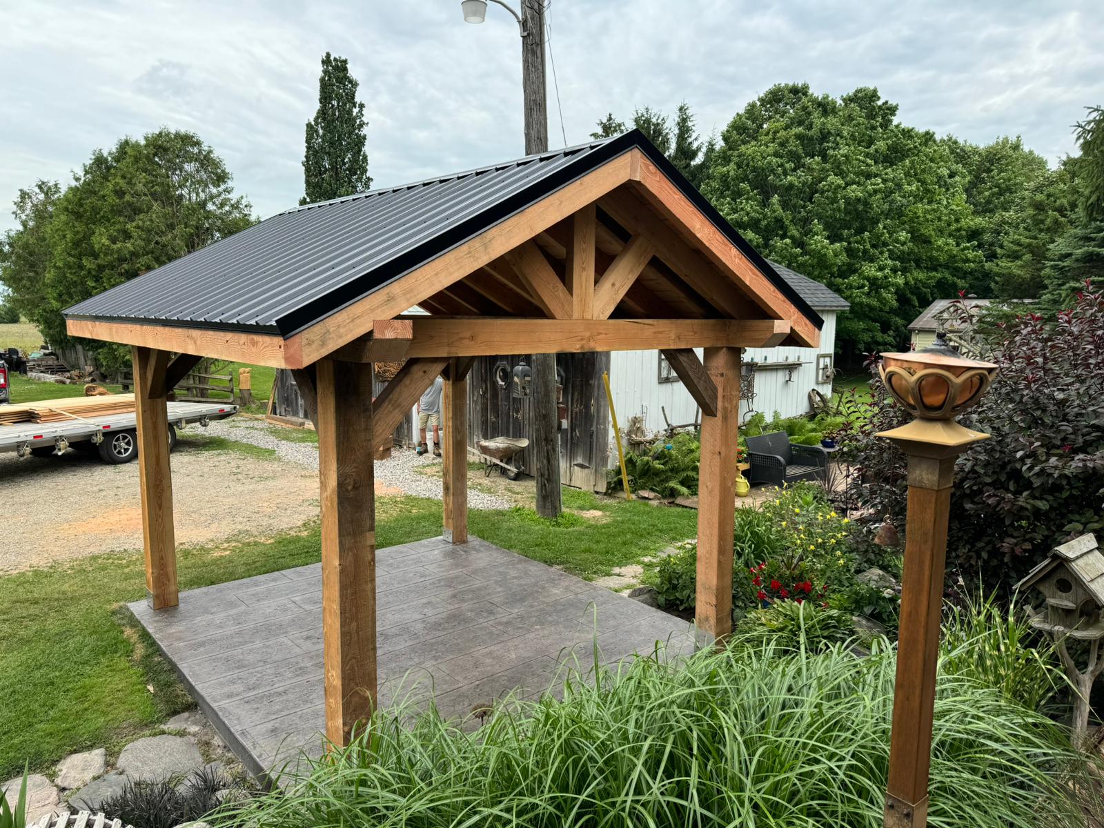 Timber Frame structure - A-Frame
