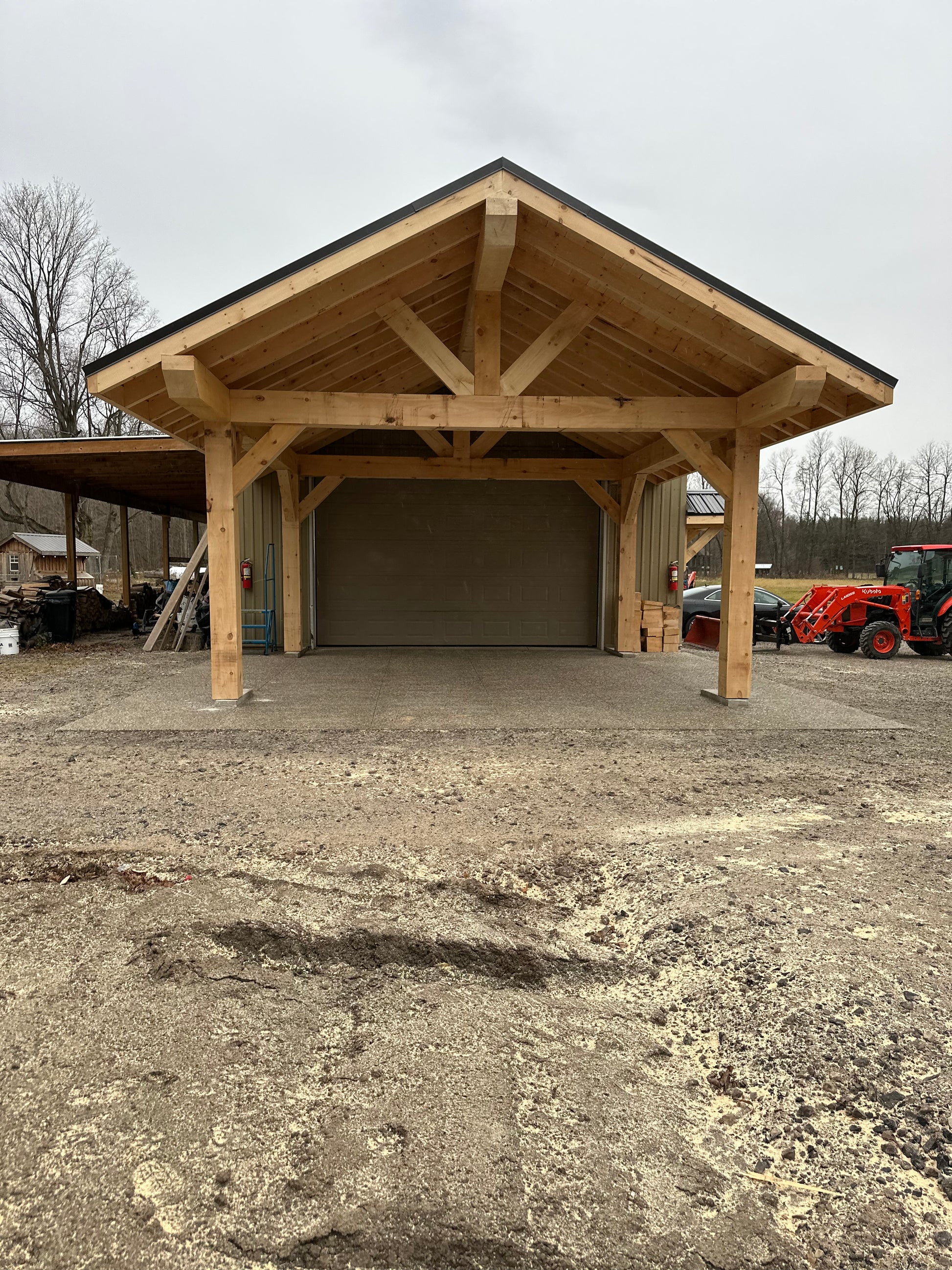 Timber Frame structure - A-Frame