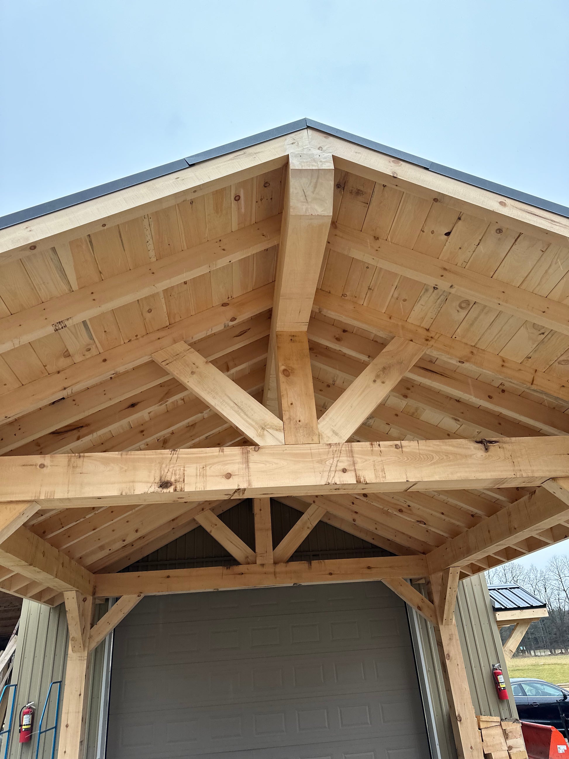 Timber Frame structure - A-Frame