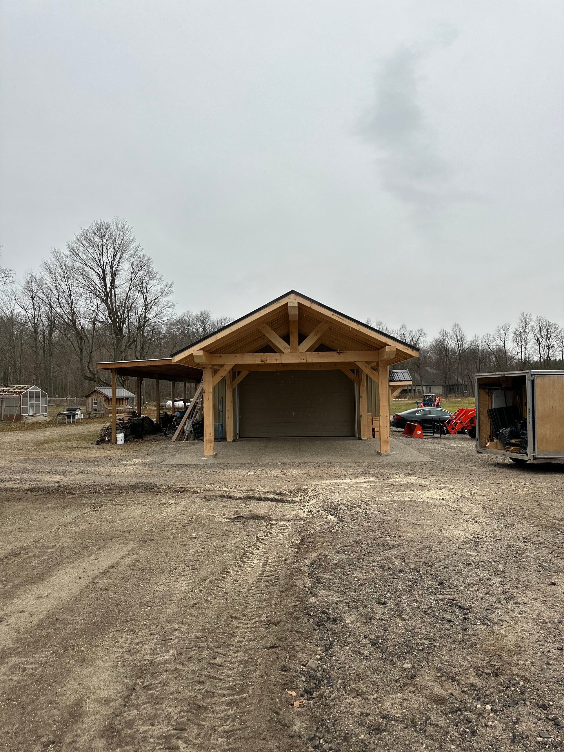 Timber Frame structure - A-Frame