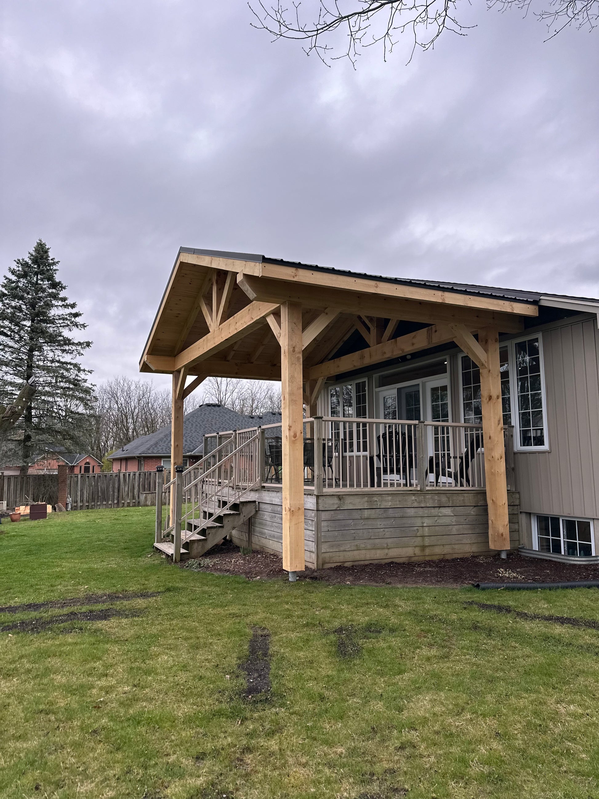 Timber Frame structure - A-Frame