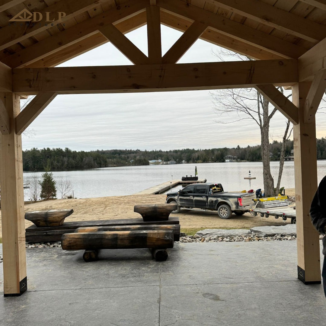 Timber Frame structure - A-Frame