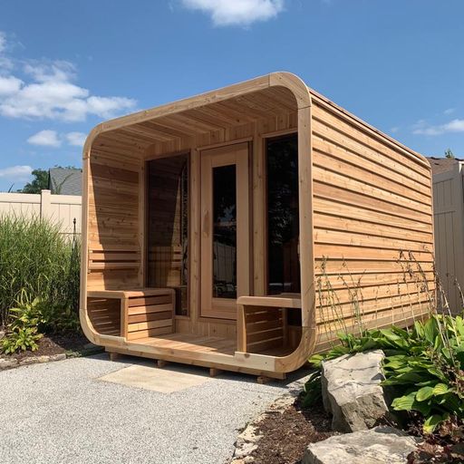 Sauna Luna Clear Red Cedar