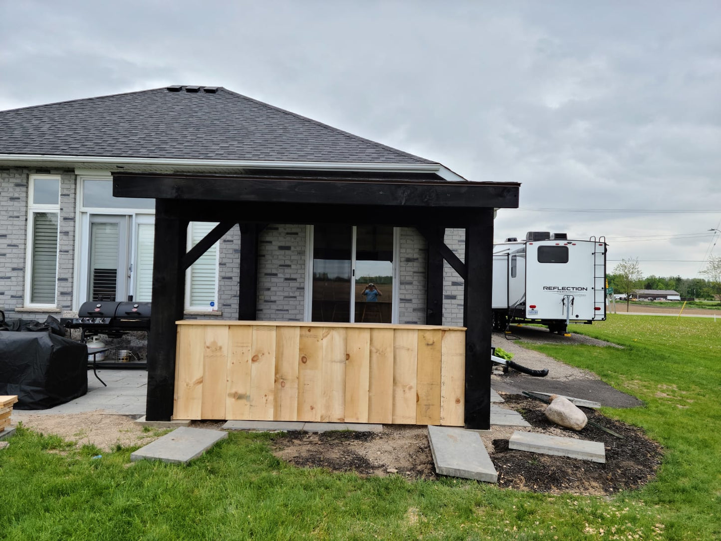 Timber Frame structure - Single Slope