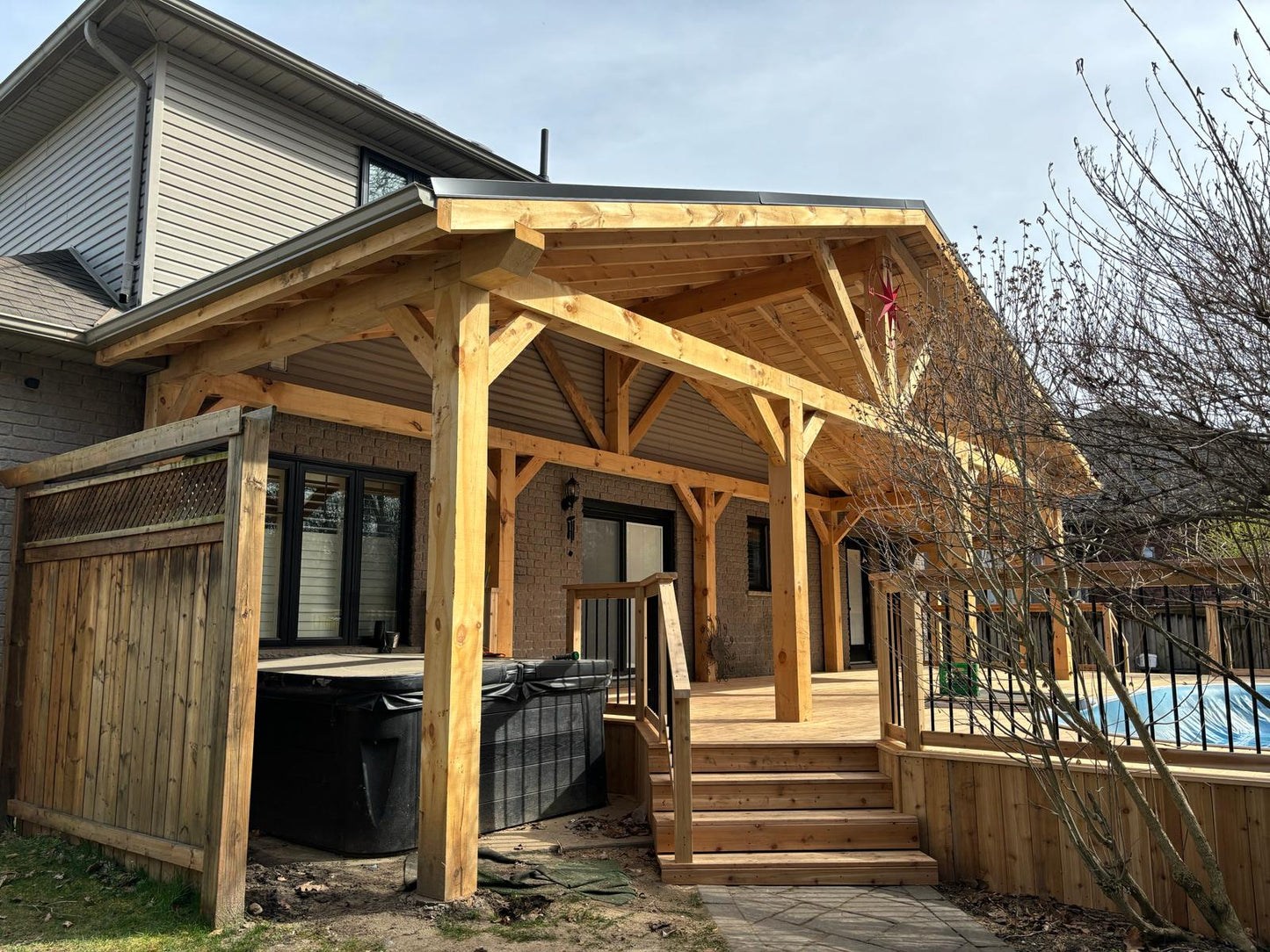 Timber Frame structure - A-Frame