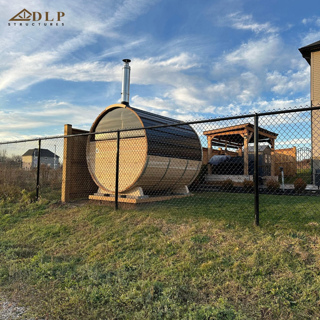 Sauna White Cedar Barrel