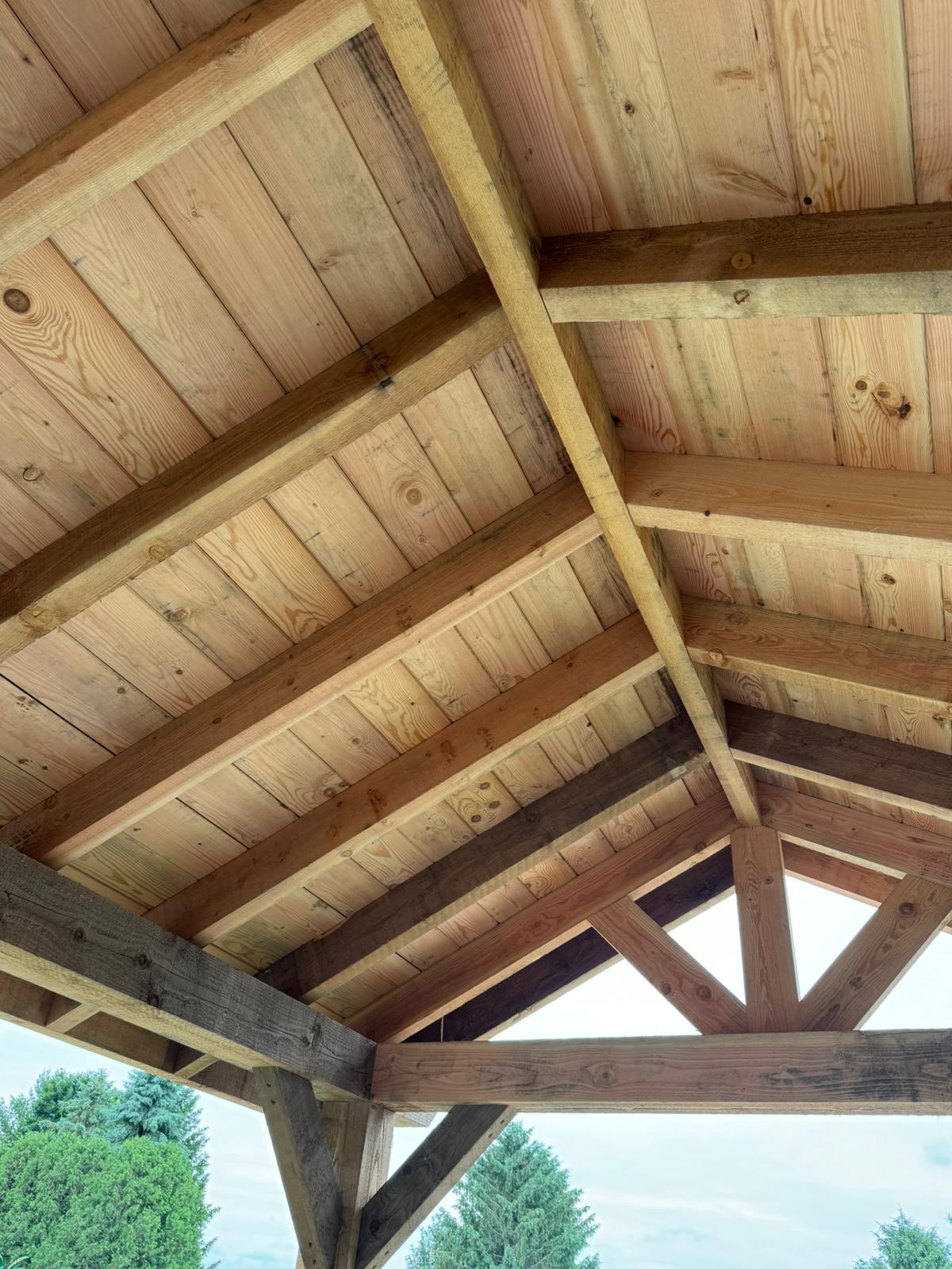 Timber Frame structure - A-Frame