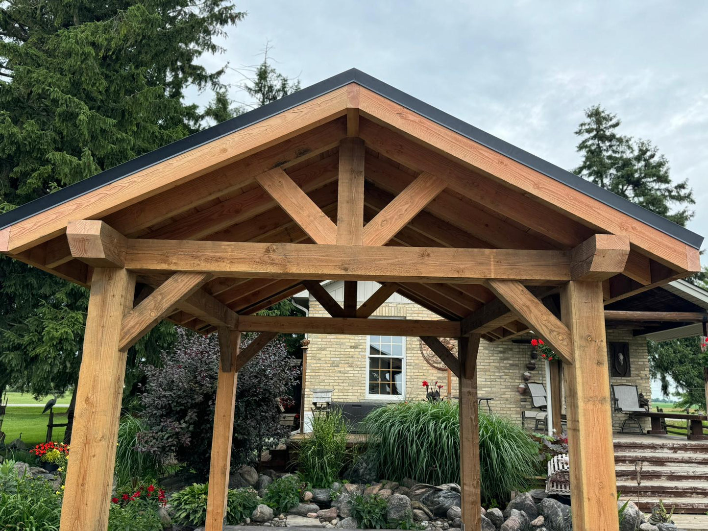 Timber Frame structure - A-Frame