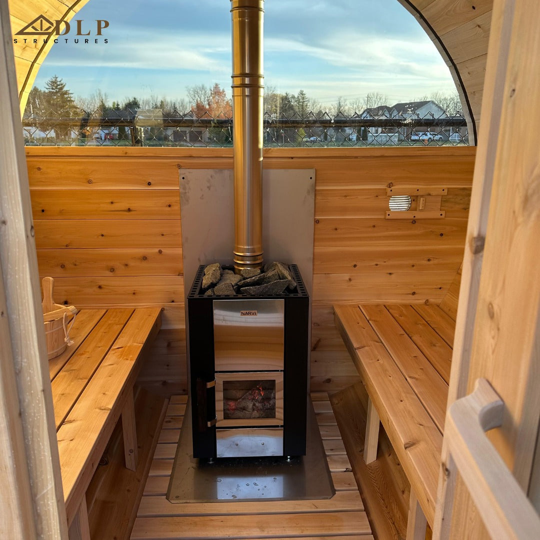 Sauna White Cedar Barrel