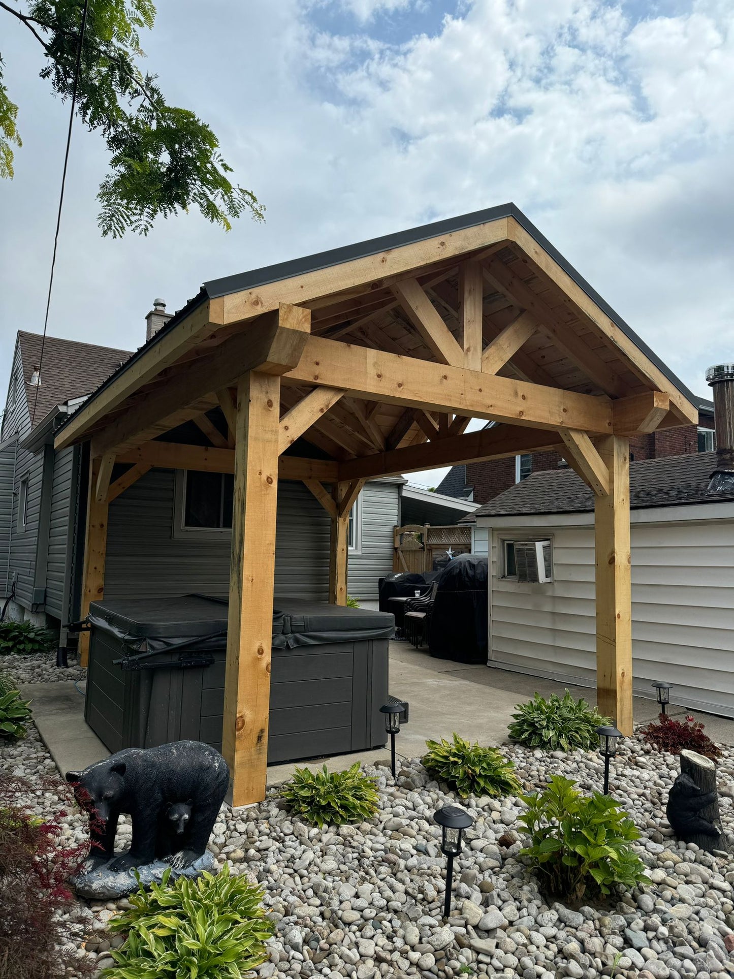 Timber Frame structure - A-Frame