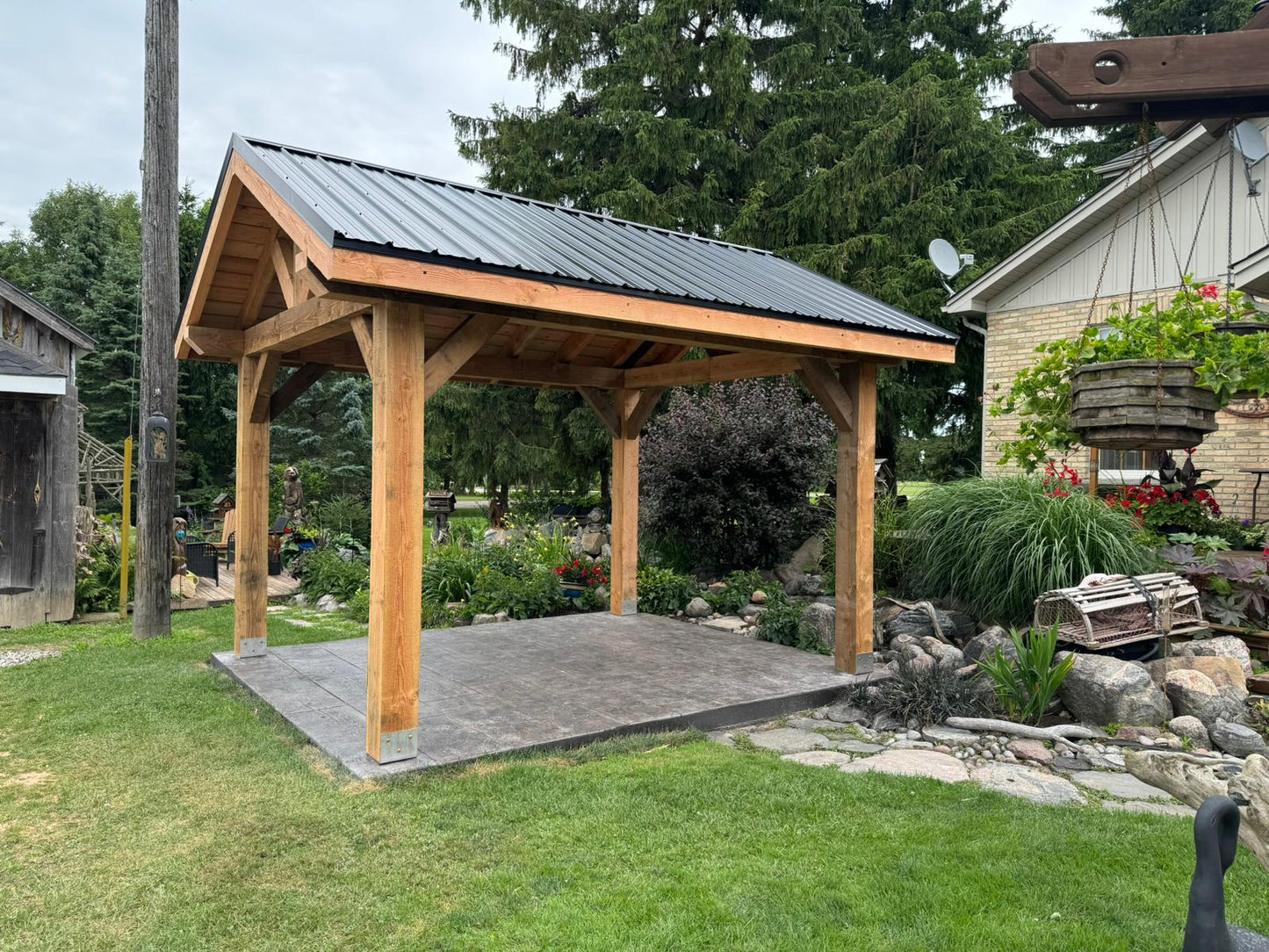 Timber Frame structure - A-Frame