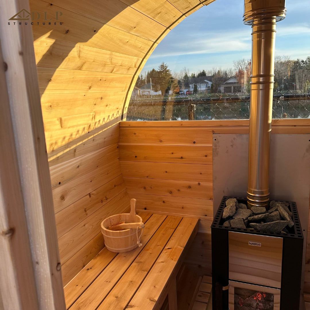Sauna White Cedar Barrel