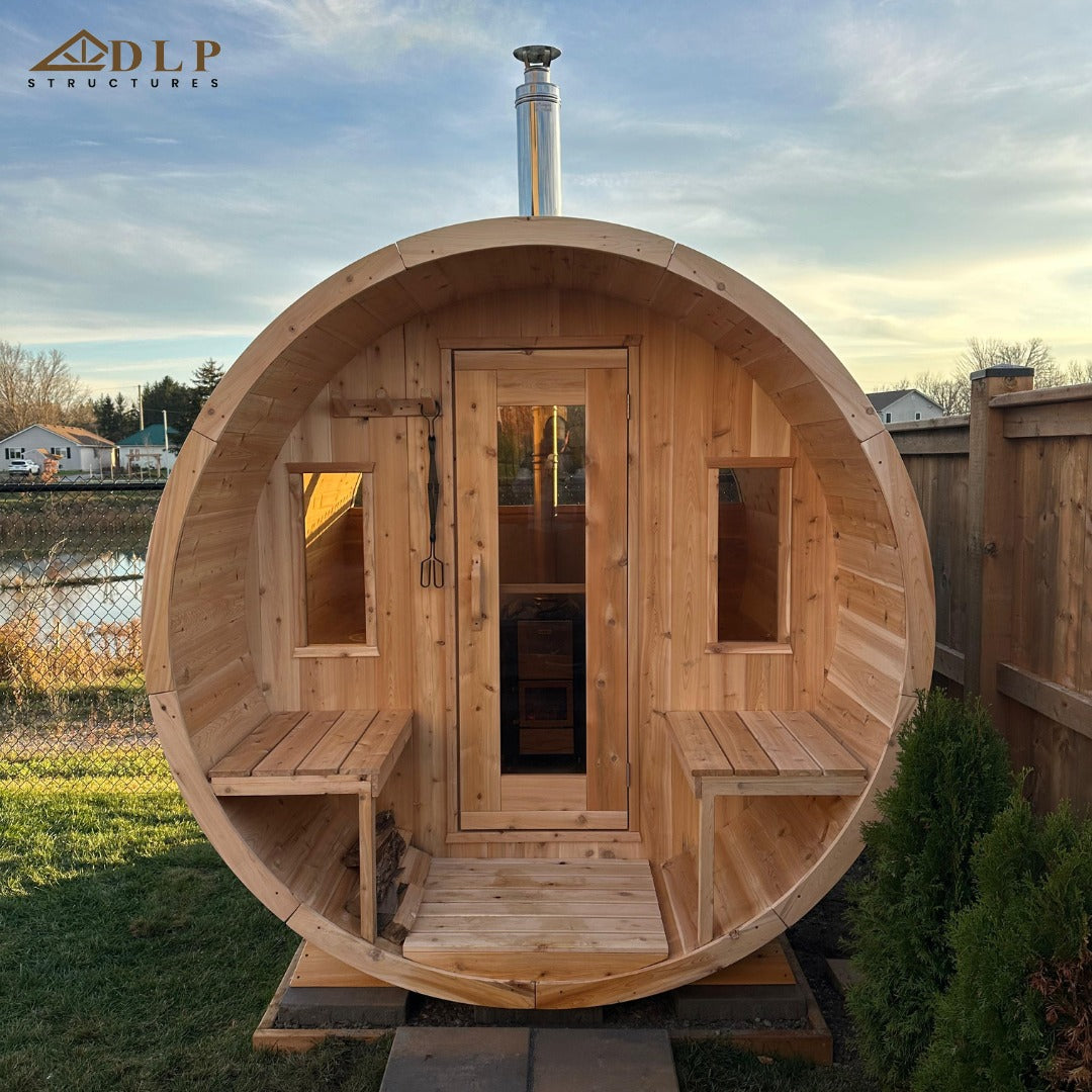 Sauna White Cedar Barrel