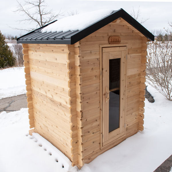 White Cedar Log Cabin Sauna