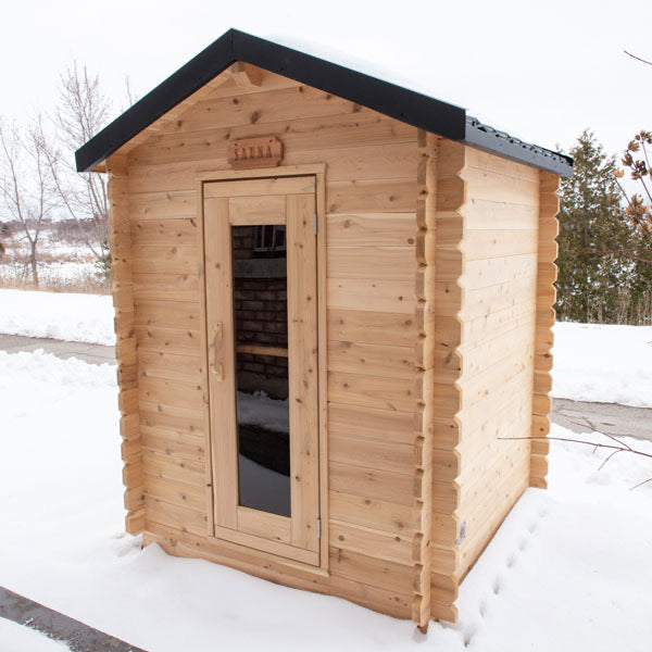 White Cedar Log Cabin Sauna