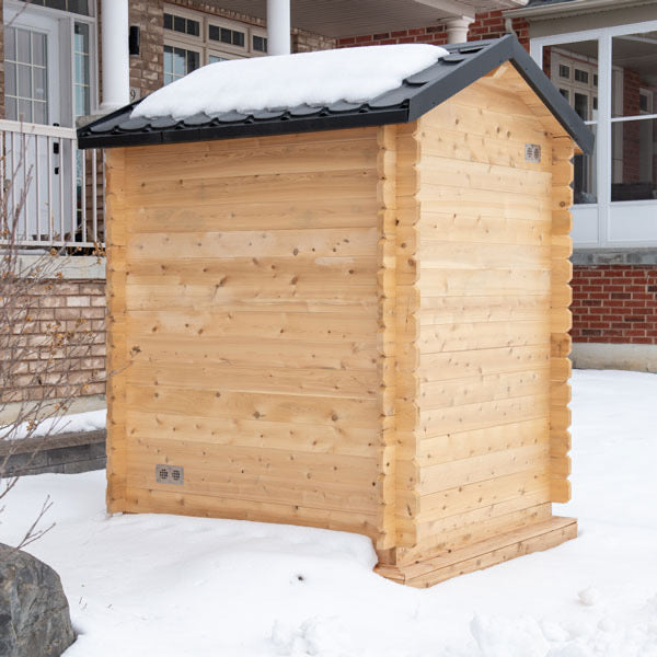 White Cedar Log Cabin Sauna