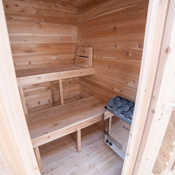 White Cedar Log Cabin Sauna