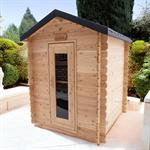White Cedar Log Cabin Sauna