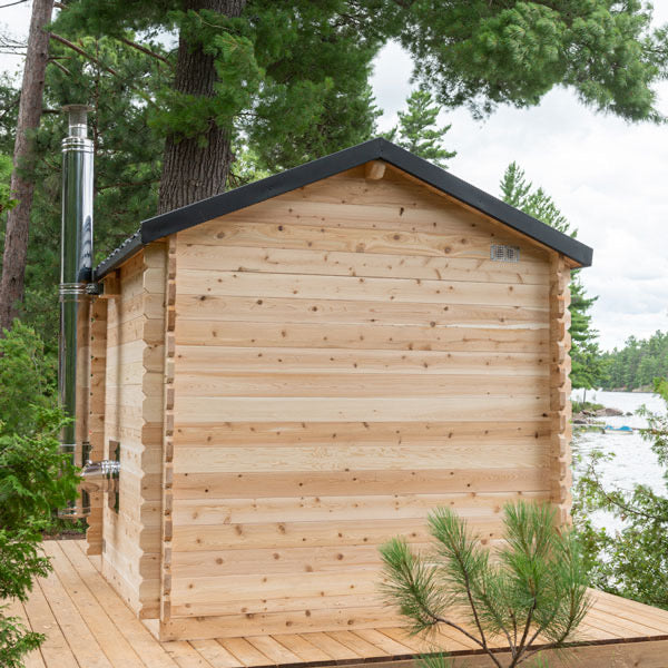 White Cedar Log Cabin Sauna