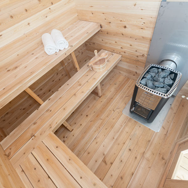 White Cedar Log Cabin Sauna
