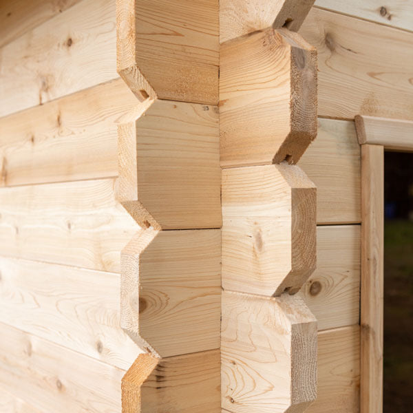 White Cedar Log Cabin Sauna