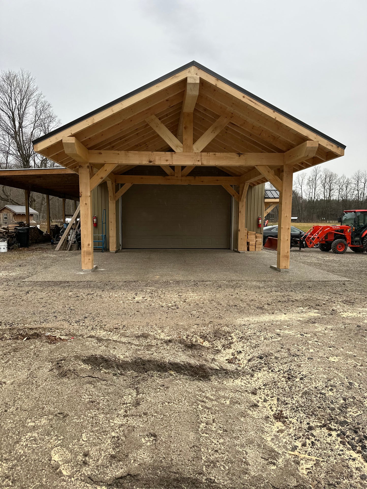 Timber Frame structure - A-Frame