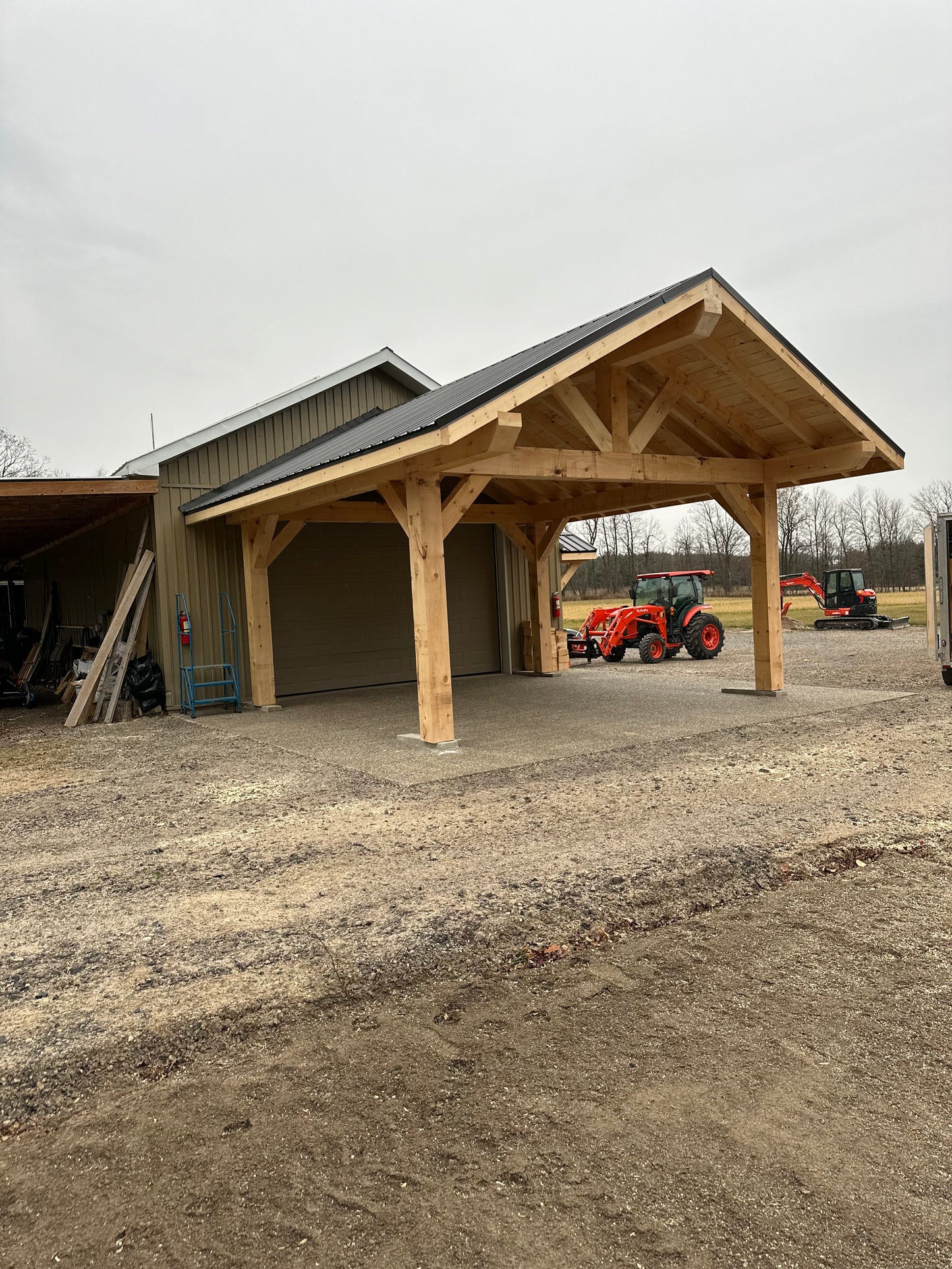 Timber Frame structure - A-Frame