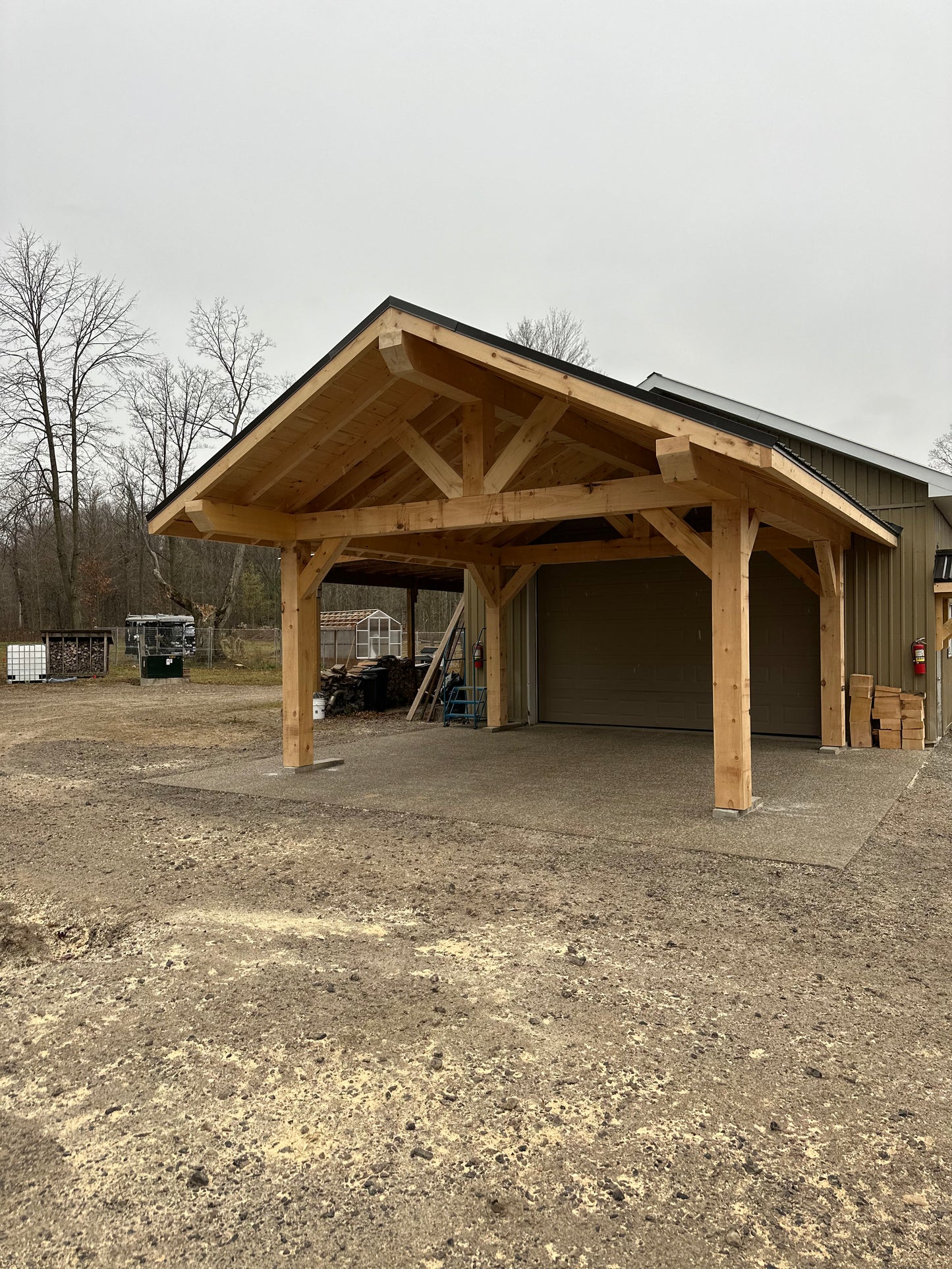 Timber Frame structure - A-Frame