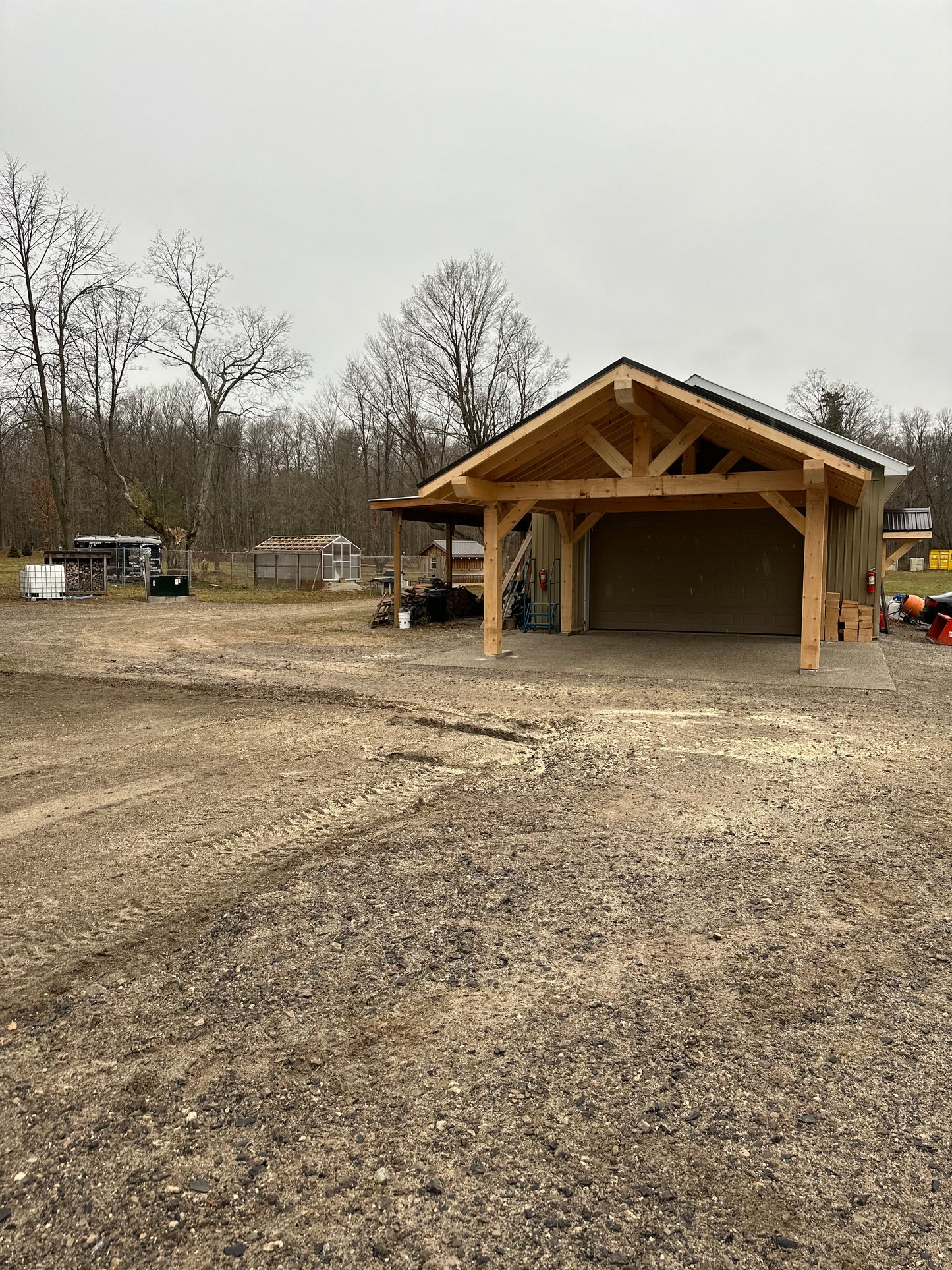 Timber Frame structure - A-Frame