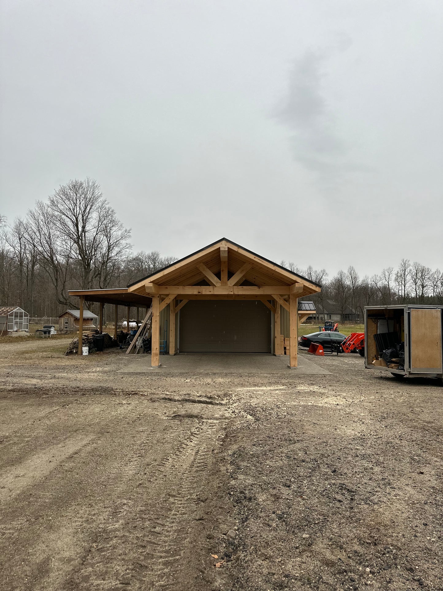 Timber Frame structure - A-Frame