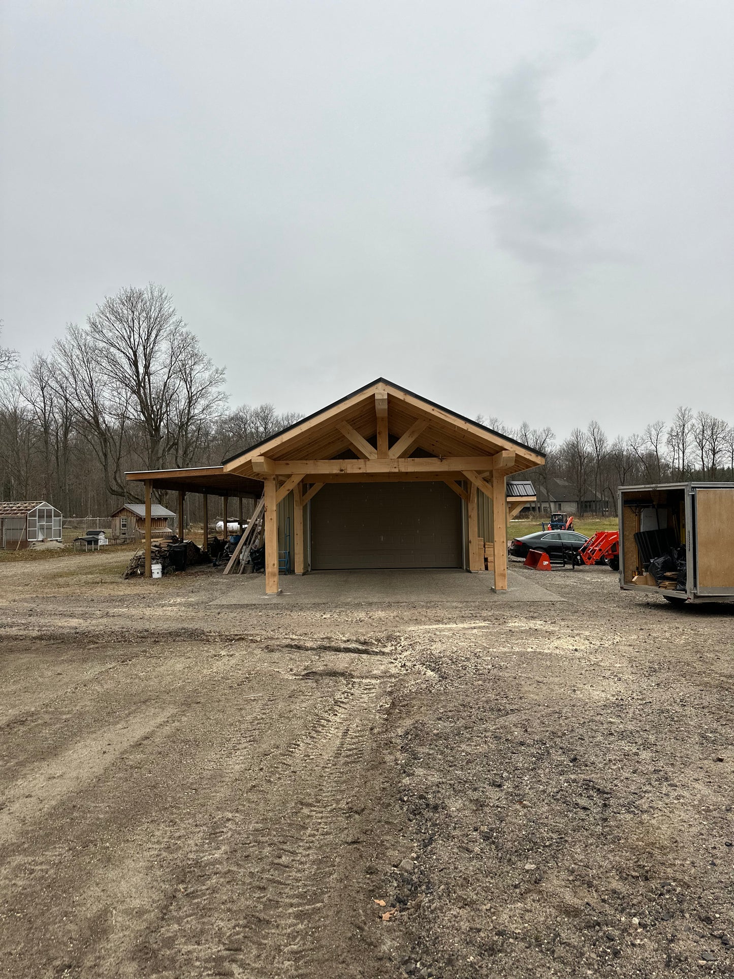 Timber Frame structure - A-Frame