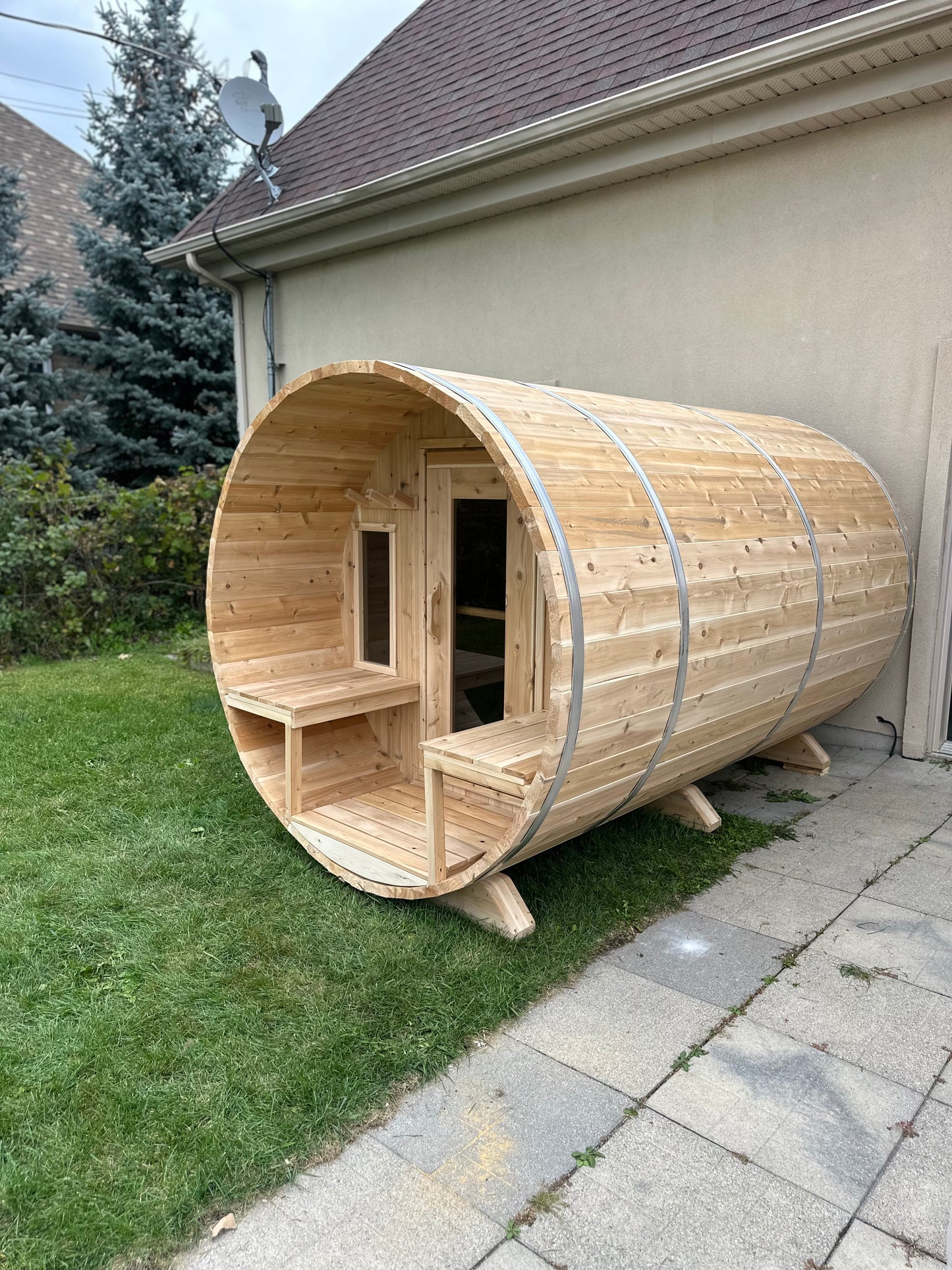 Sauna White Cedar Barrel