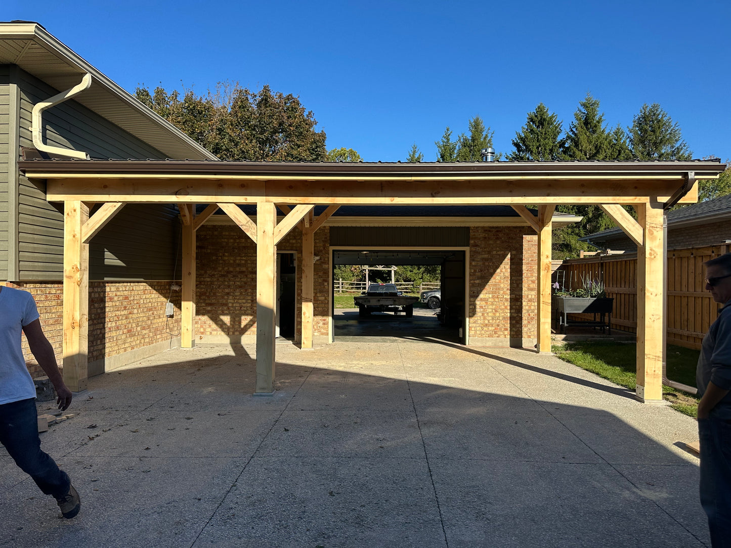 Timber Frame structure - Single Slope