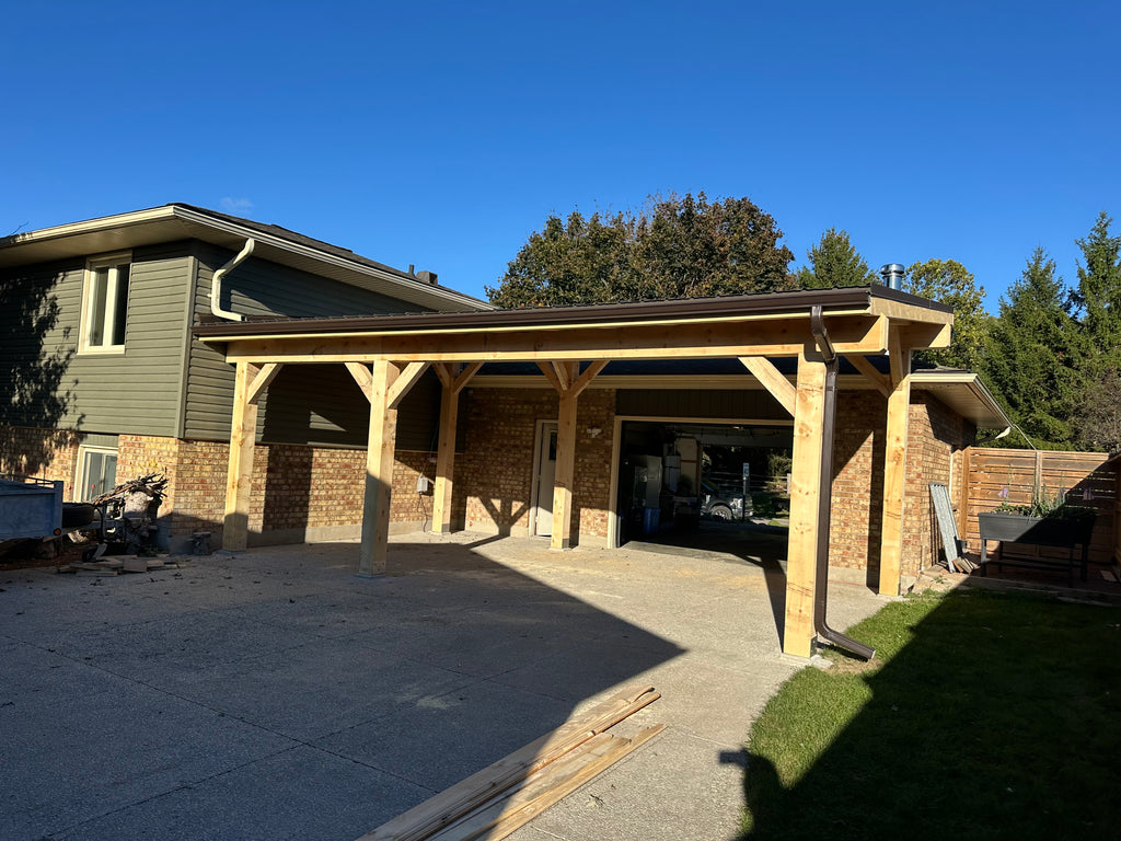 Timber Frame structure - Single Slope