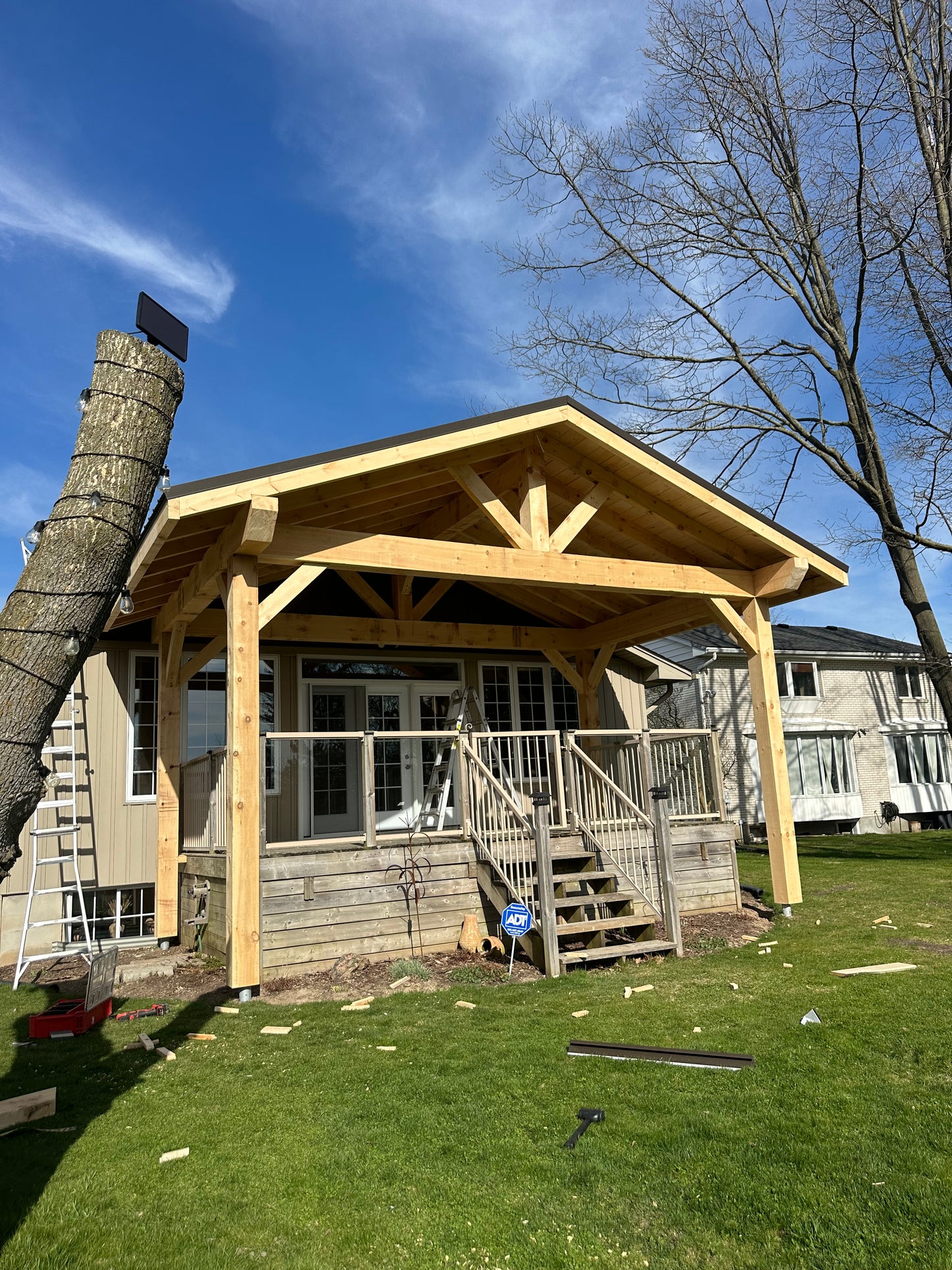 Timber Frame structure - A-Frame