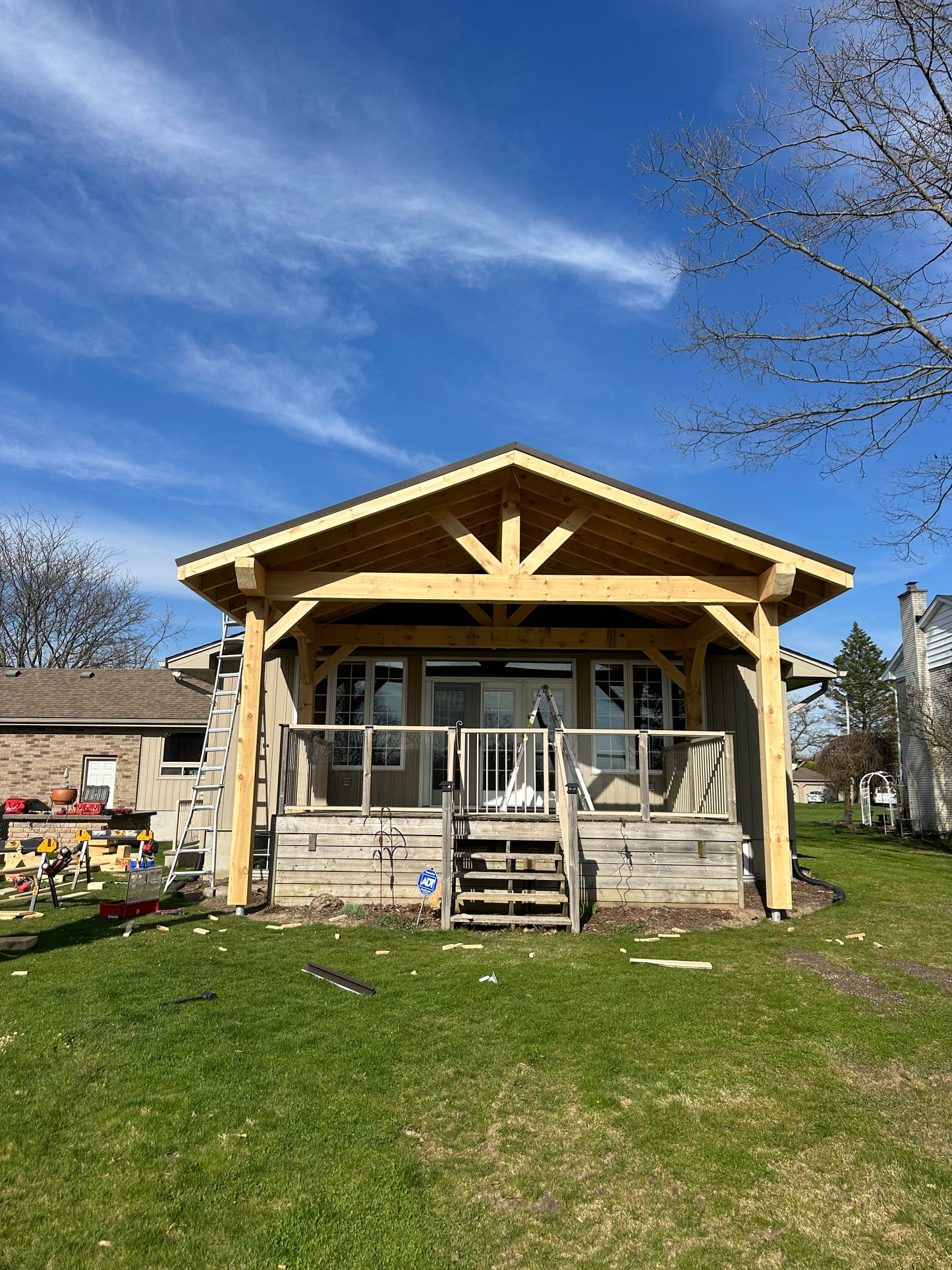 Timber Frame structure - A-Frame