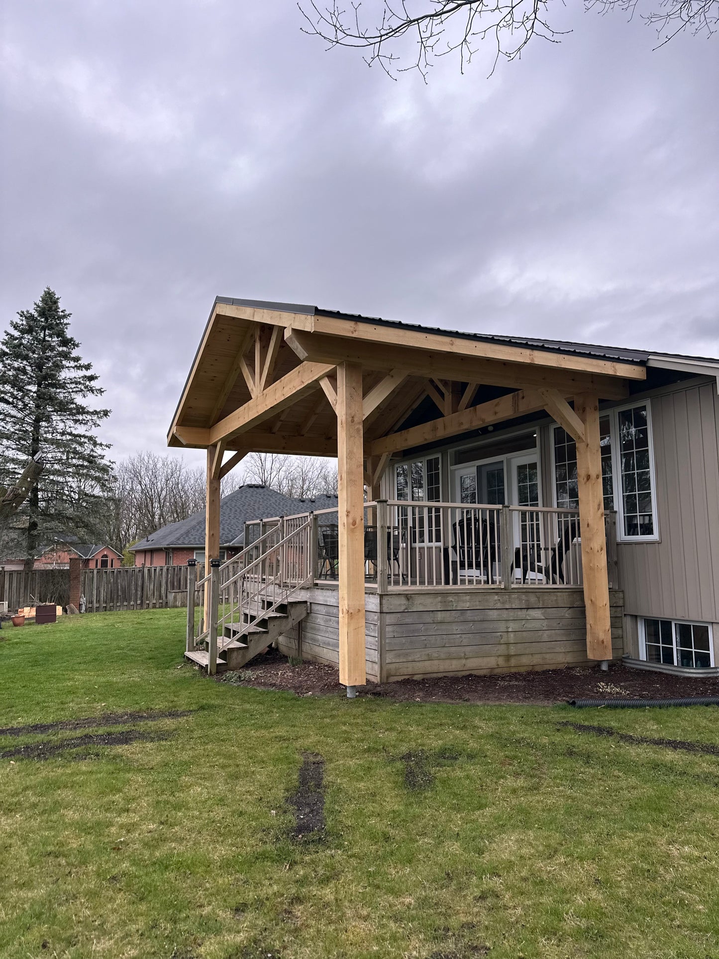 Timber Frame structure - A-Frame