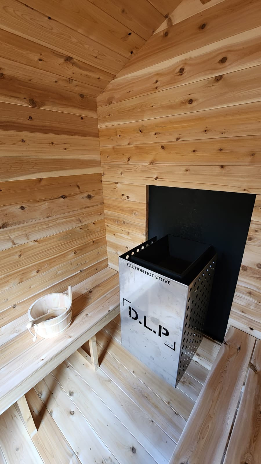 White Cedar Log Cabin Sauna