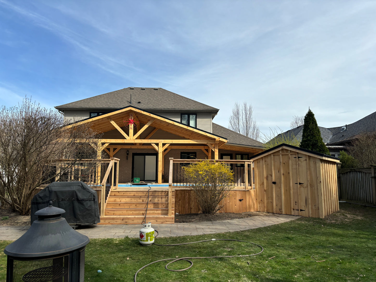 Timber Frame structure - A-Frame