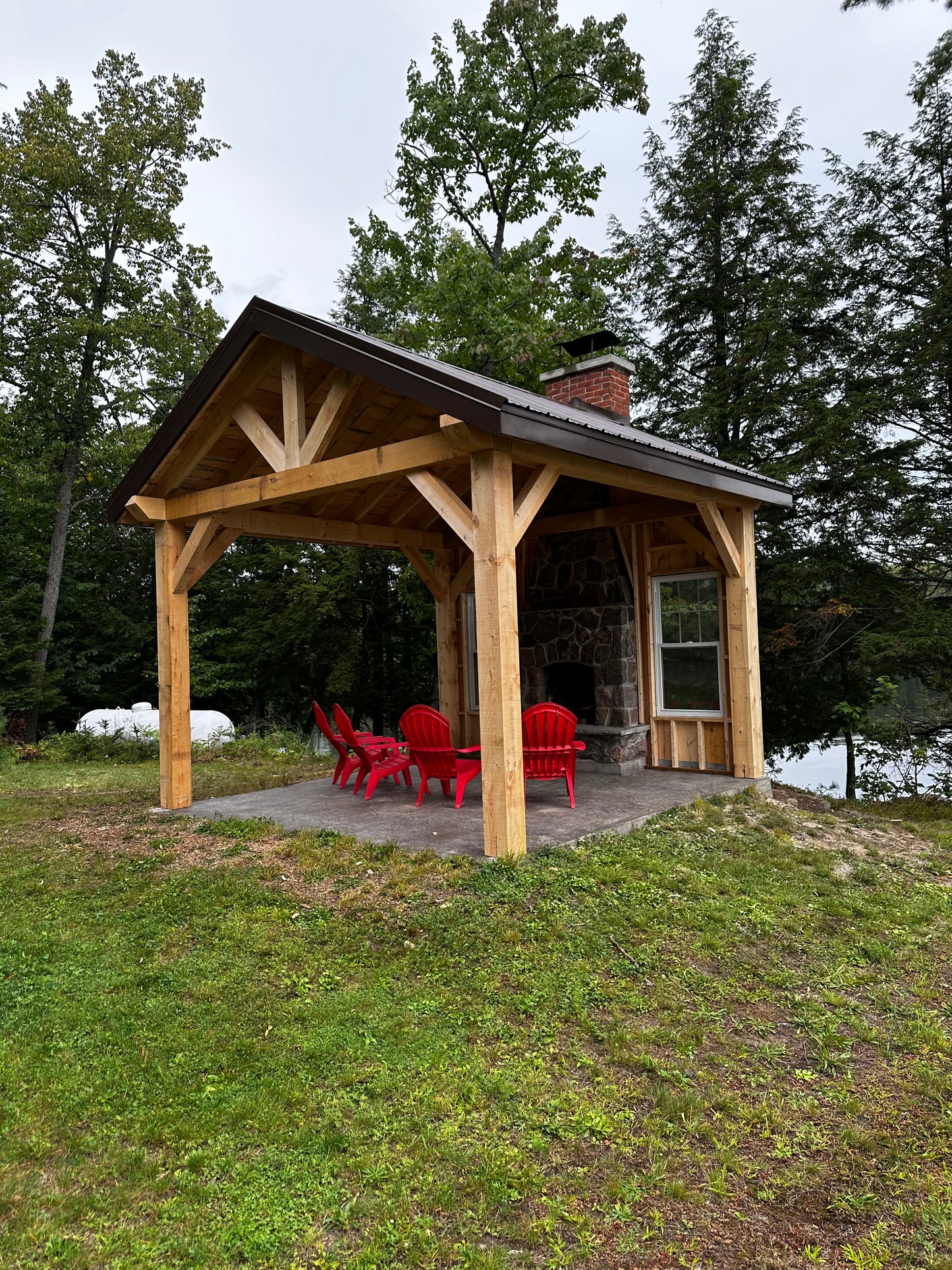 Timber Frame structure - A-Frame