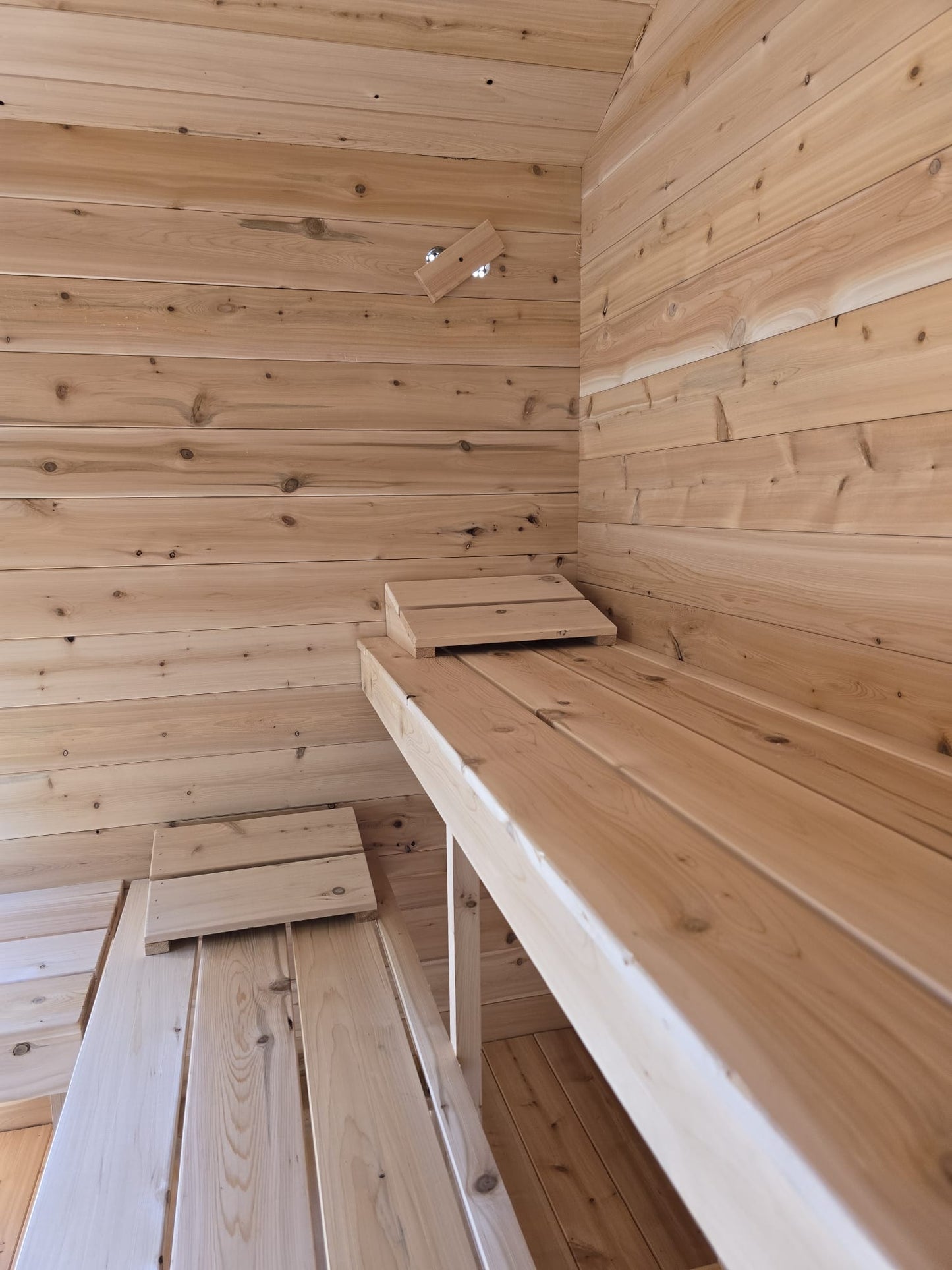 White Cedar Log Cabin Sauna