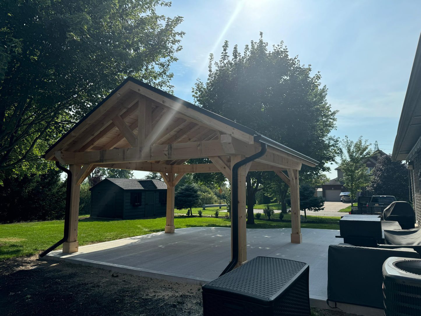 Timber Frame structure - A-Frame