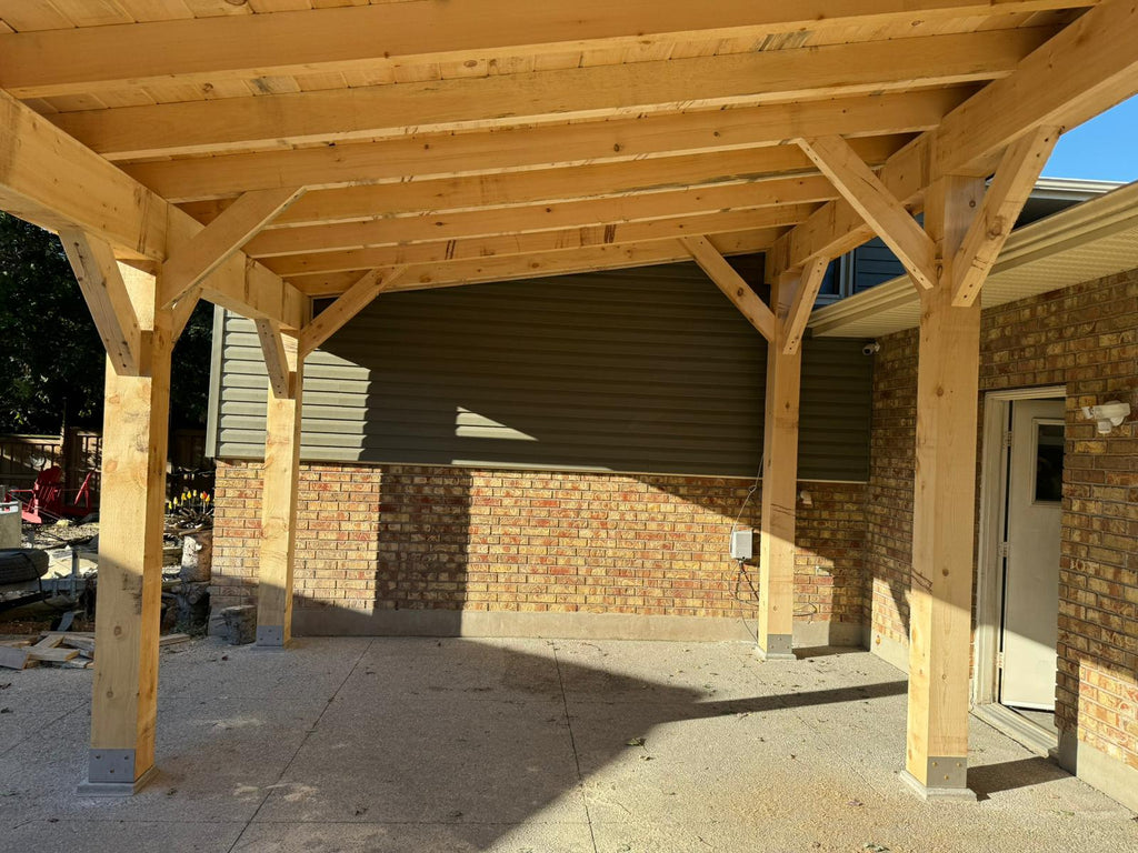 Timber Frame structure - Single Slope