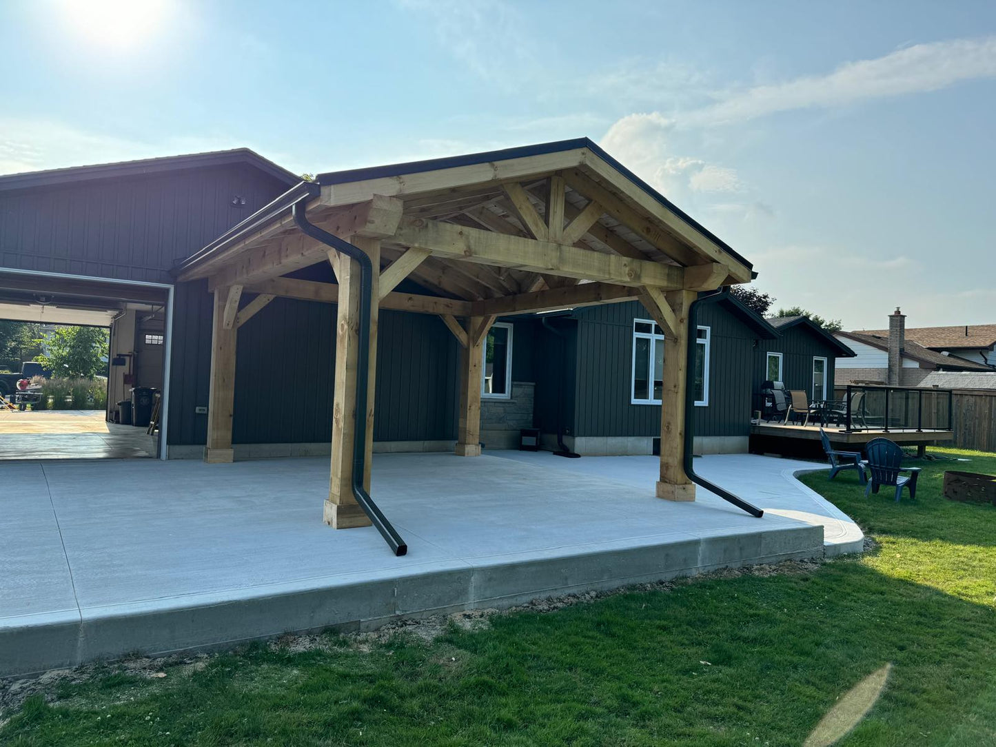 Timber Frame structure - A-Frame