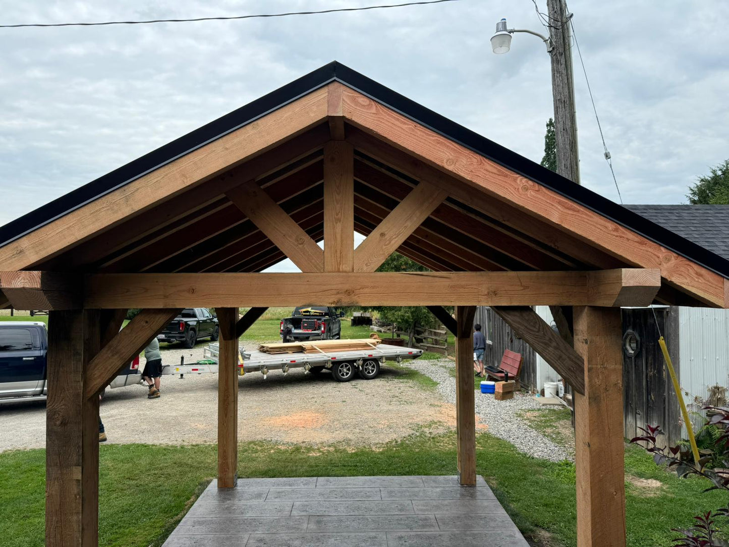Timber Frame structure - A-Frame