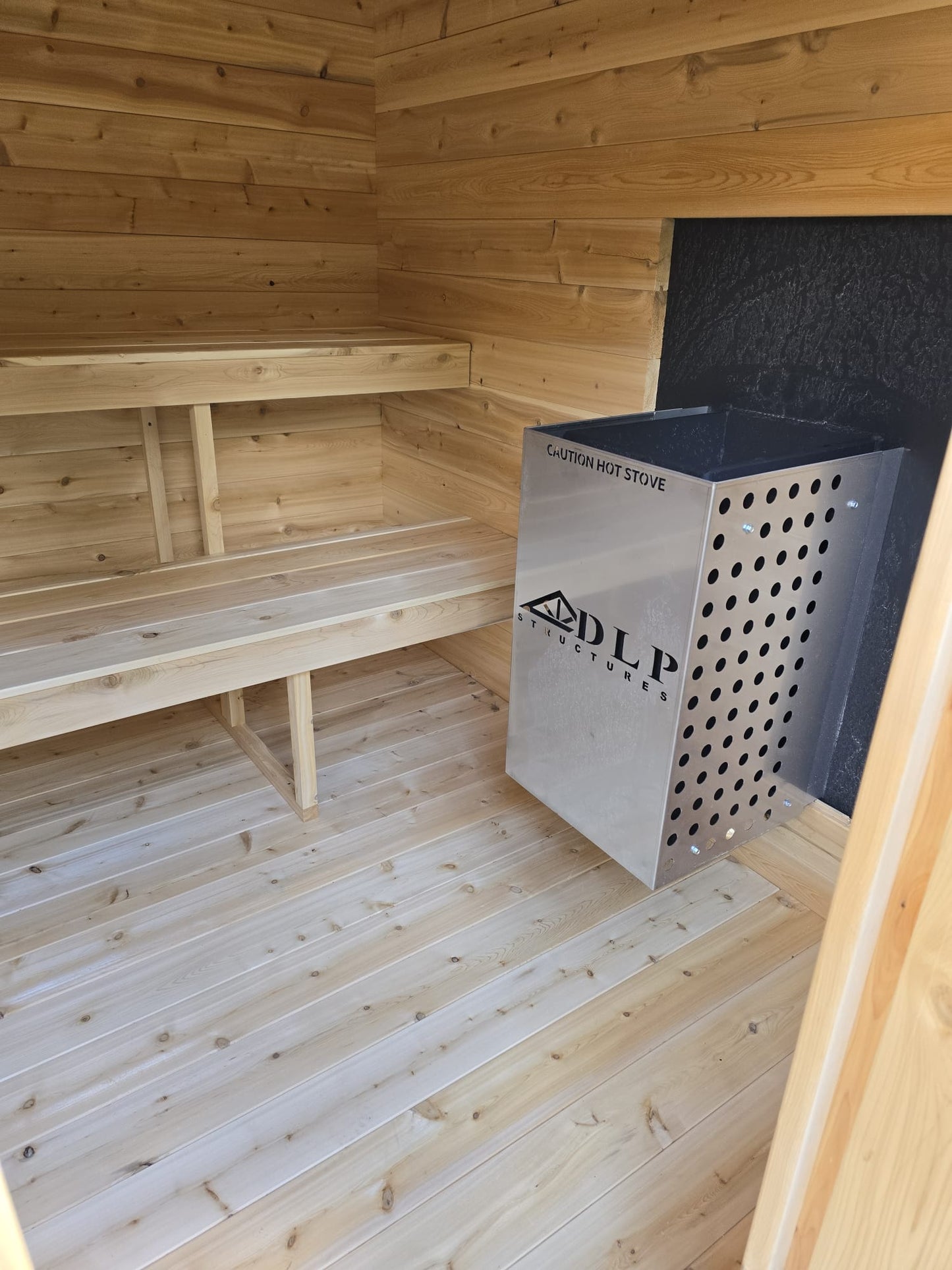 White Cedar Log Cabin Sauna
