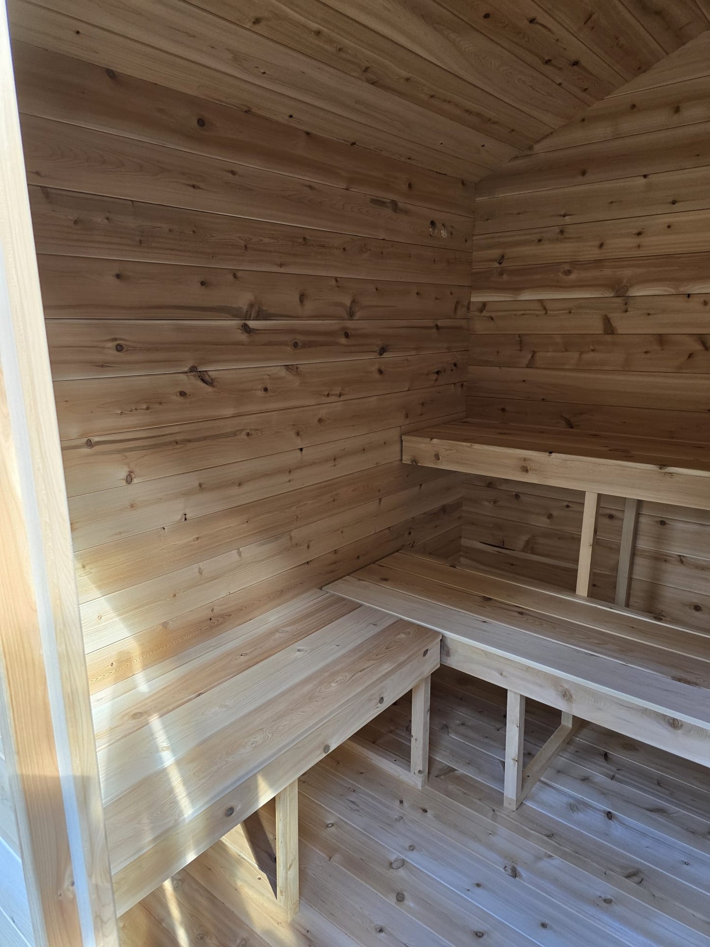 White Cedar Log Cabin Sauna