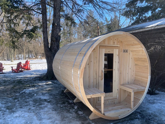 Sauna White Cedar Barrel