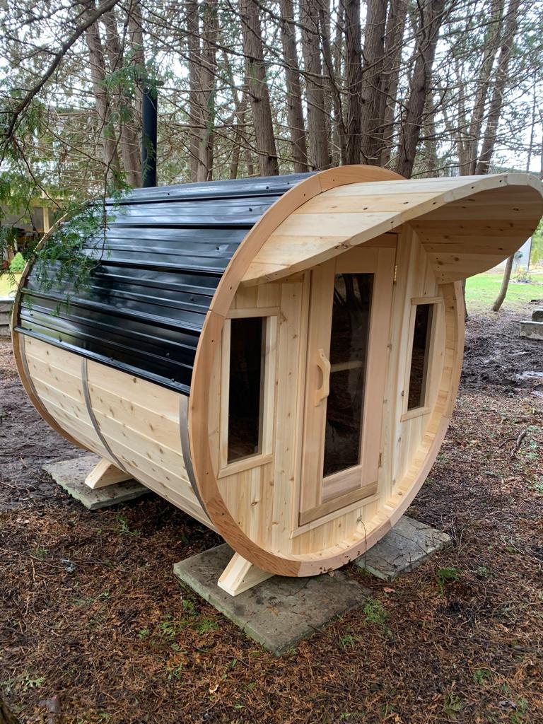 Roof Kit Options Barrel Sauna