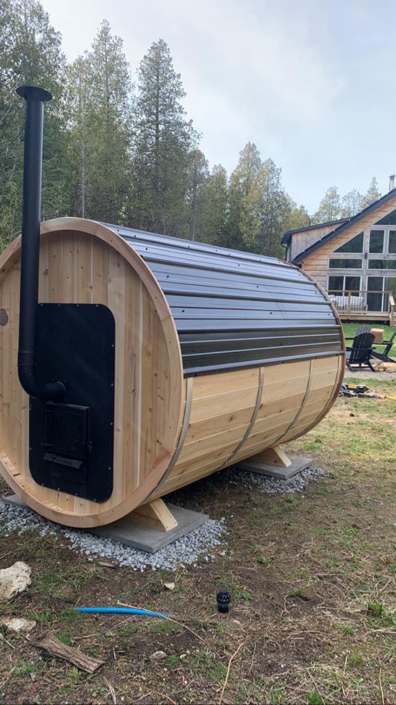 Roof Kit Options Barrel Sauna
